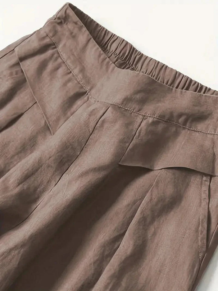 Anina Wide Leg Linen Pants