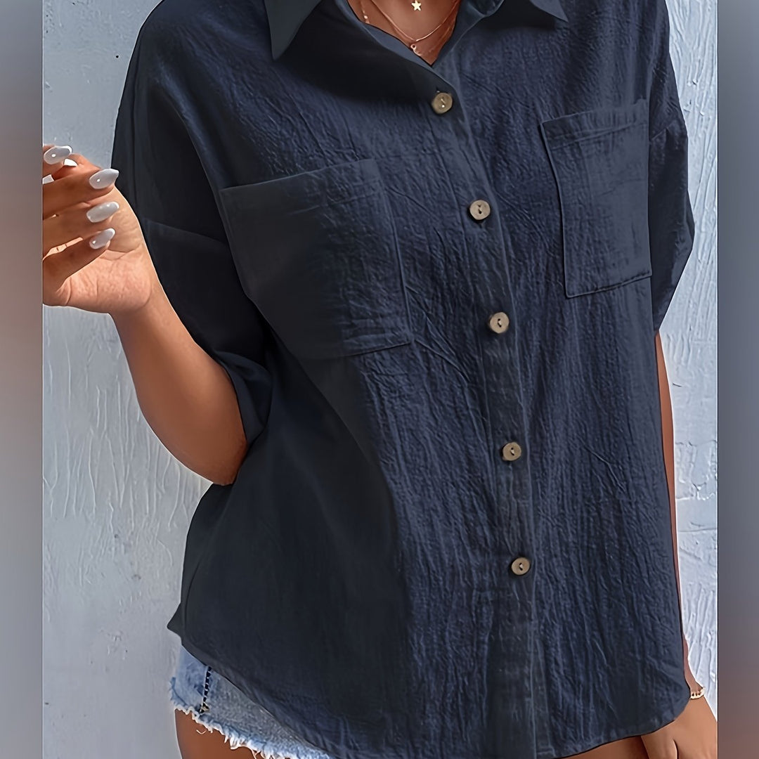 Ellie™ – Casual Linen Shirt