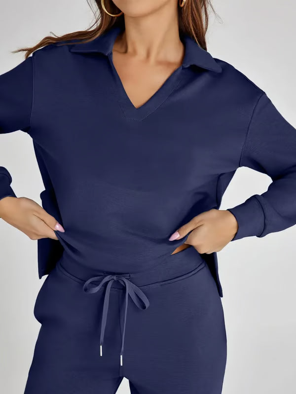 Abby  | Fall Transition 2-Piece Set - Breathable & Wrinkle Resistant