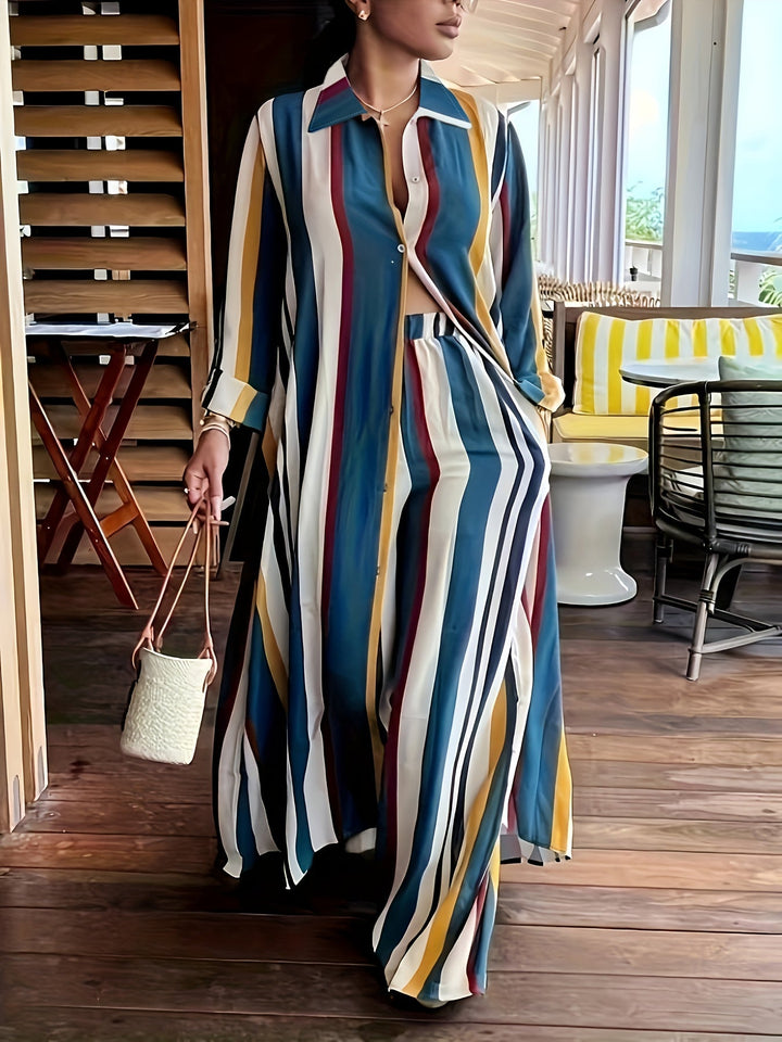 Hannah™ - Fashionable Striped Set