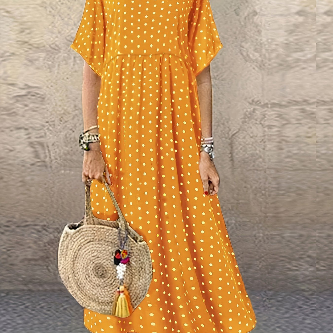 Xeniah | Polka Dot Summer Dress