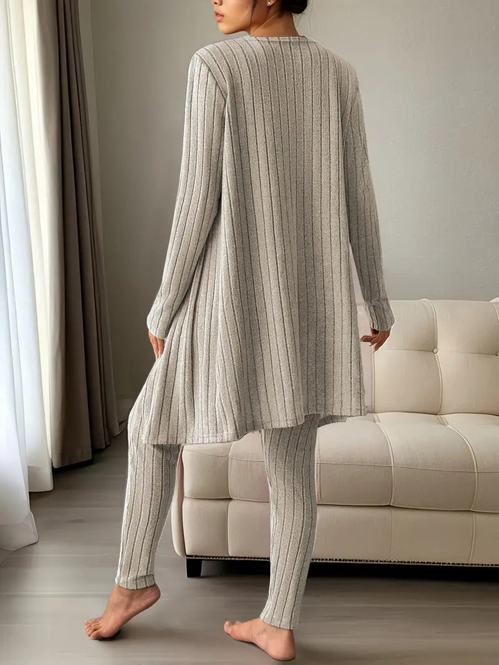 Lina™ - Ribbed Three-piece Set