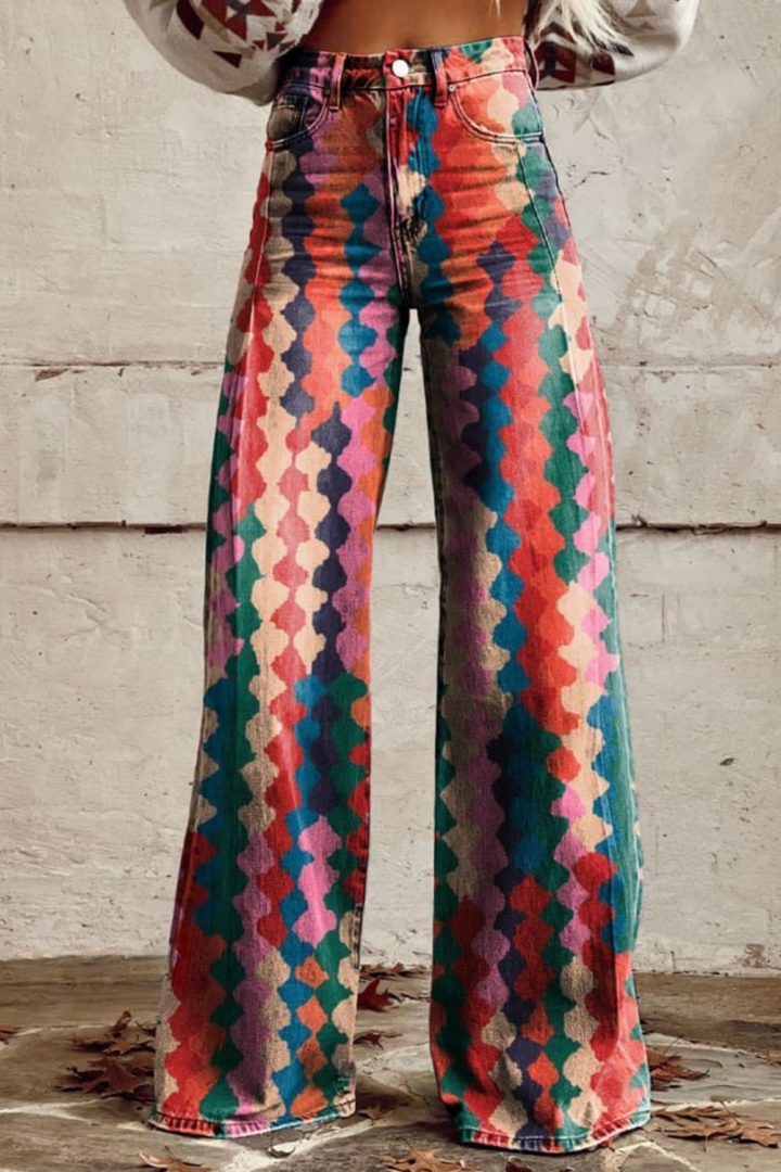 Quelindra | Boho vintage trousers for a stylish and comfortable look