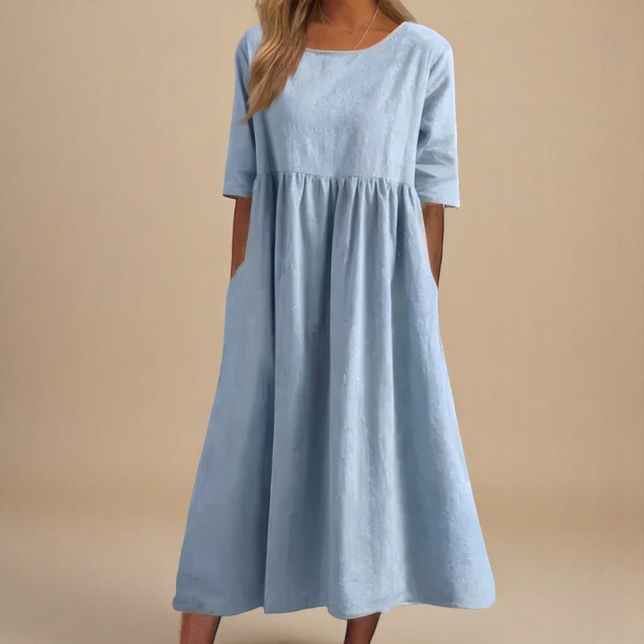 Sofia™ | Flattering Cotton Dress