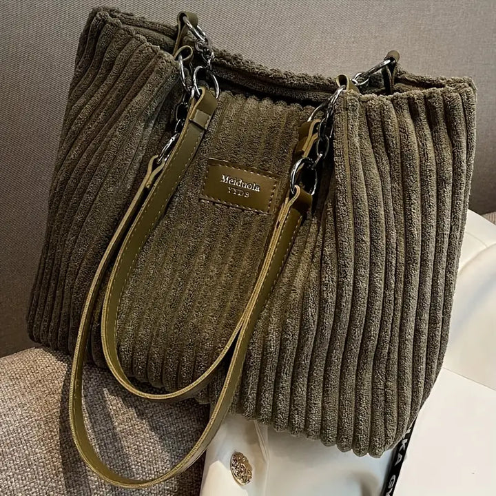 Meiduole™ - Elegant Corduroy Tote Bag