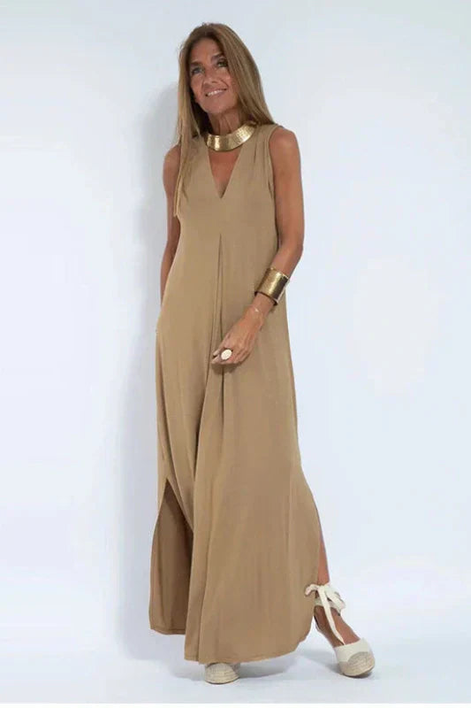 Elegant long dress + matching cardigan GIFT