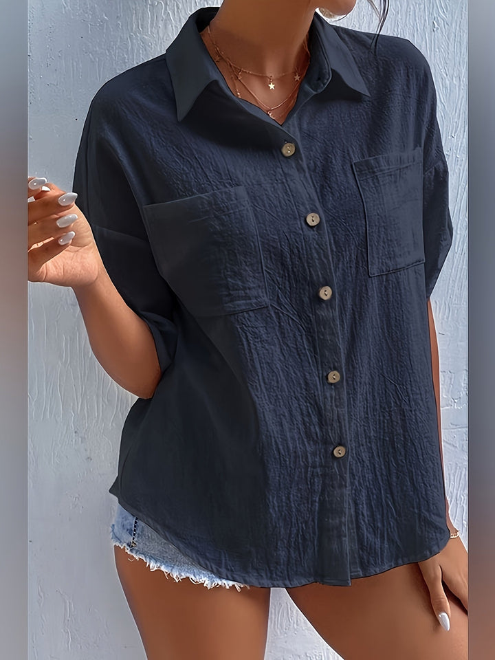 Ellie™ – Casual Linen Shirt