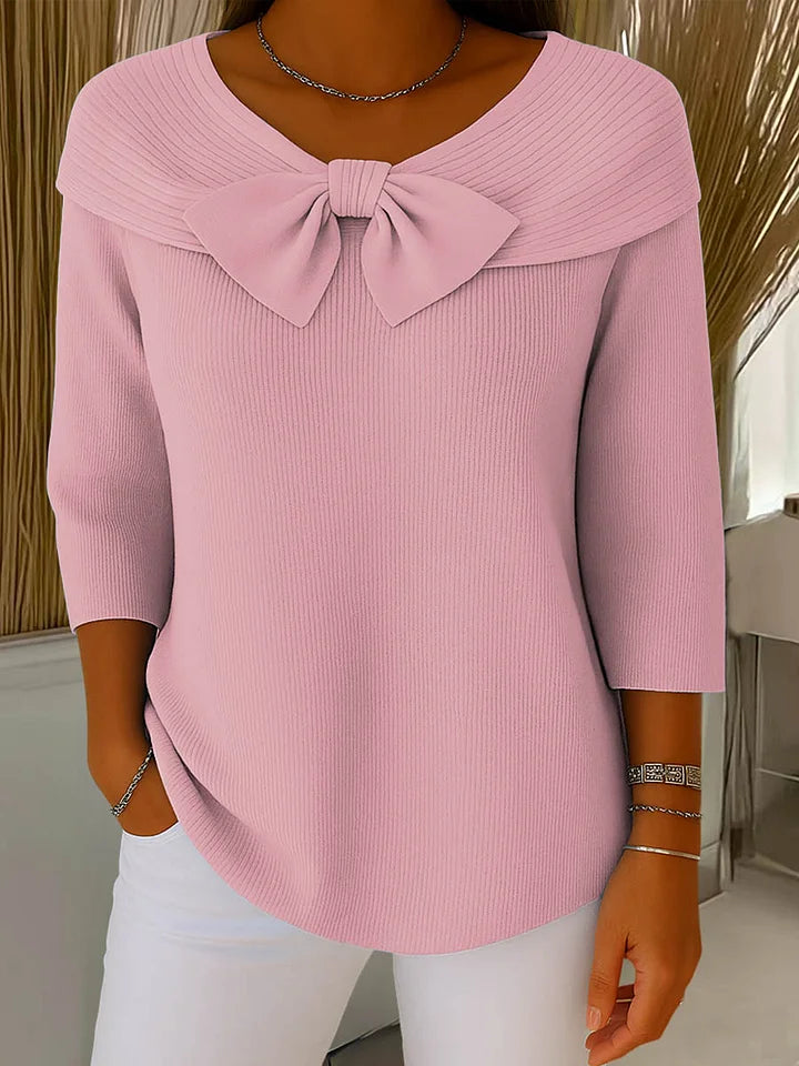 Lirya | Elegant knit top with bow