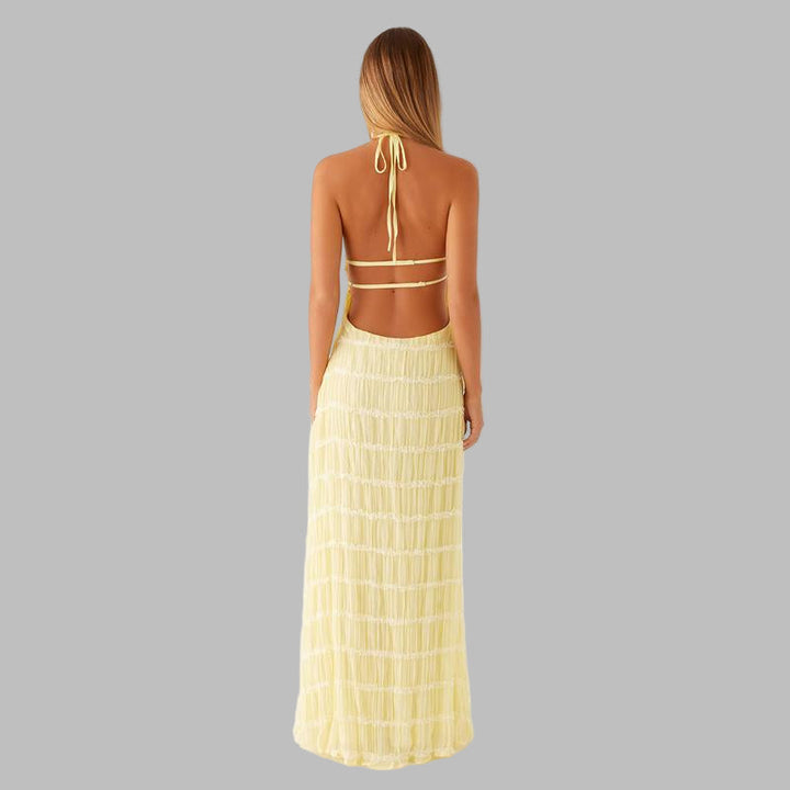 LUNET™ - Elegant Sleeveless Backless Bodycon Maxi Dress