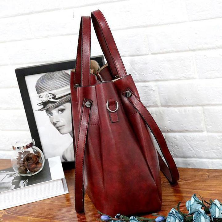 LUISE™ | 4 Set of Vintage Bags Made From Eco-leather