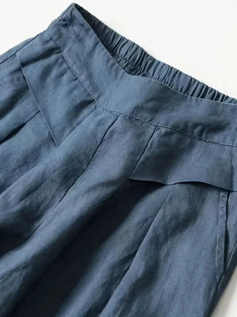 Anina Wide Leg Linen Pants