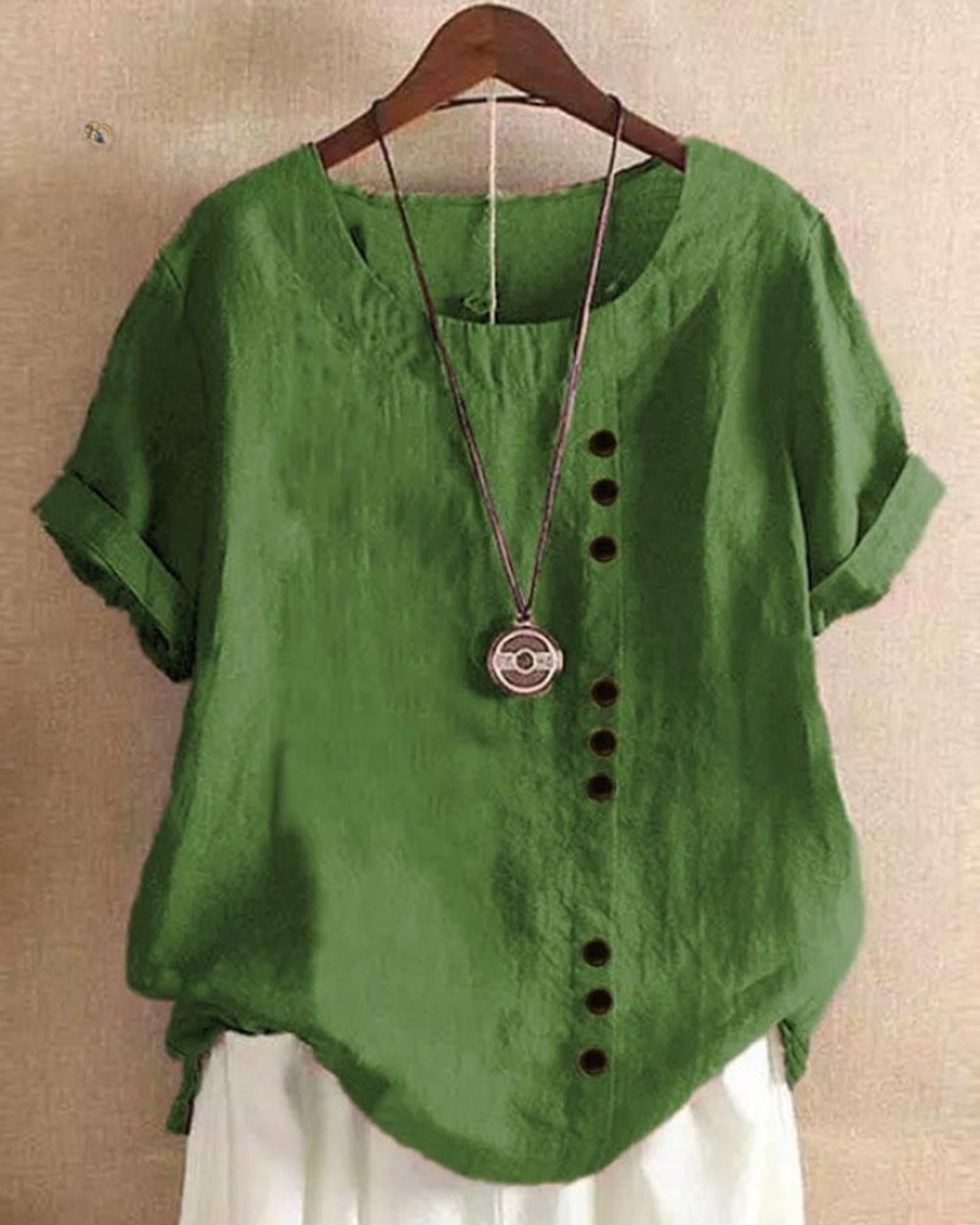 Viola - Loose Simple Solid Color Top