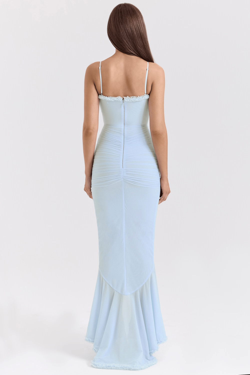 VOLARE RUFFLE GOWN