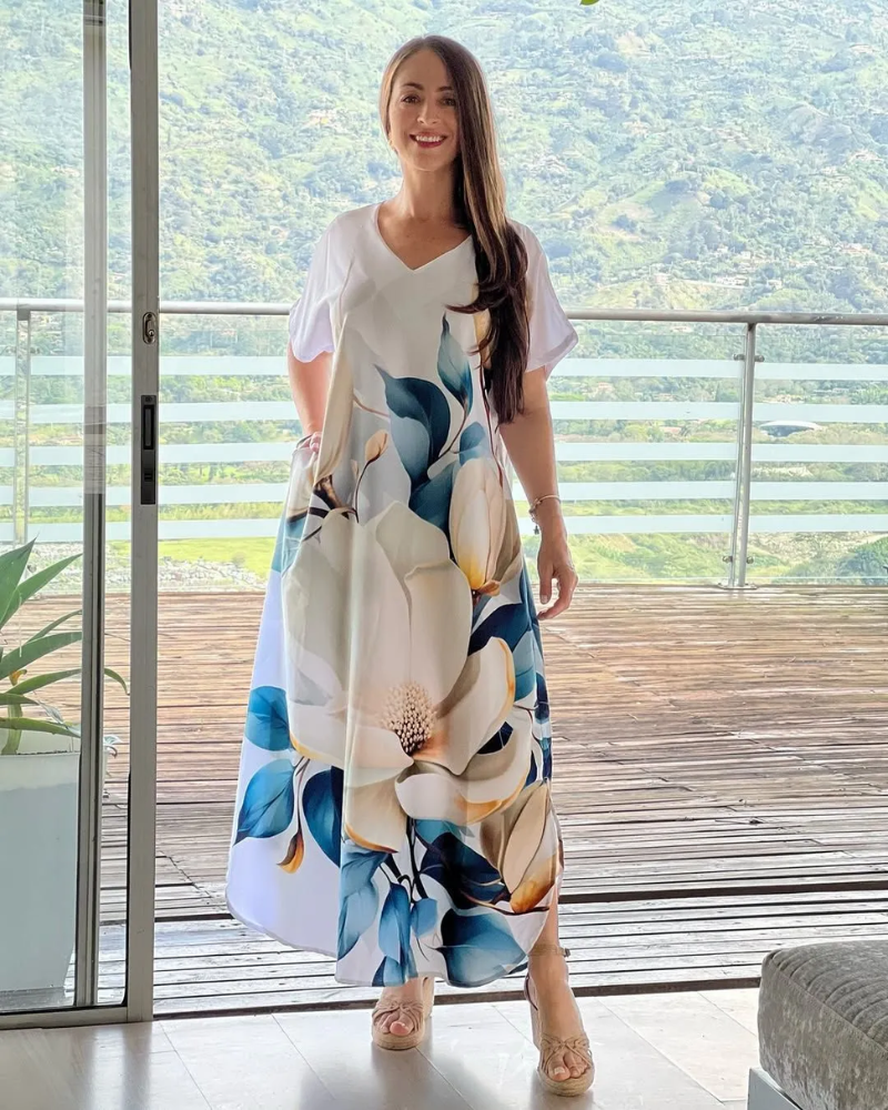 IROMA - CASUAL PRINTED DRESS