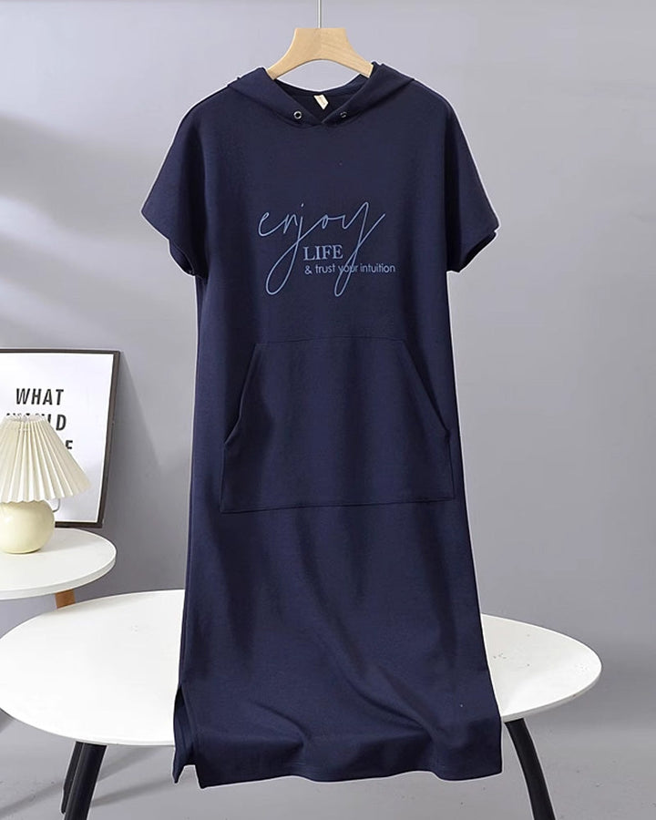 Kayleigh™ Drawstring Hoodie Dress