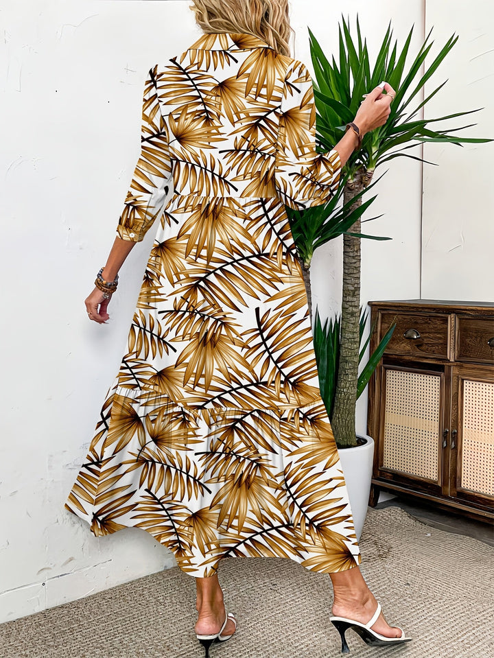 Ivalene | Boho Floral Midi Dress