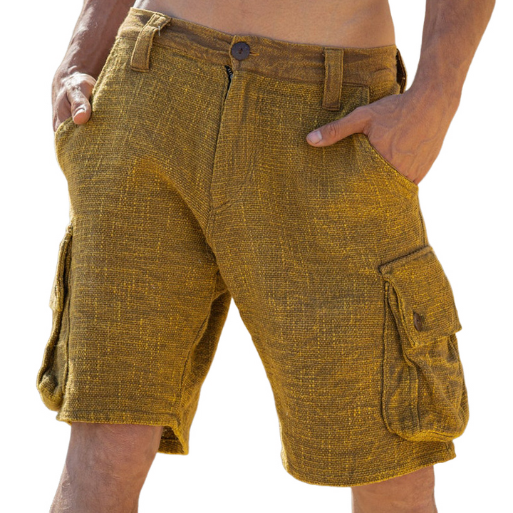 Julian™ - Classic Casual Linen Multi-Pocket Shorts