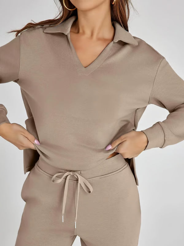 Abby  | Fall Transition 2-Piece Set - Breathable & Wrinkle Resistant