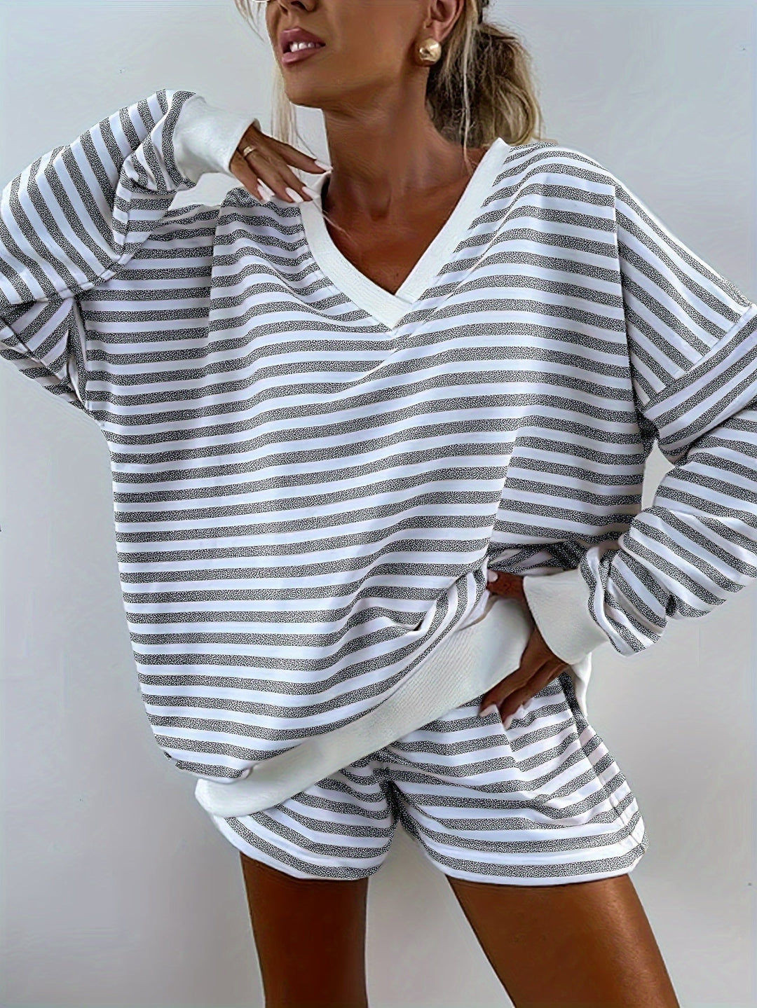 Brooklyn™ – Casual Striped Lounge Set