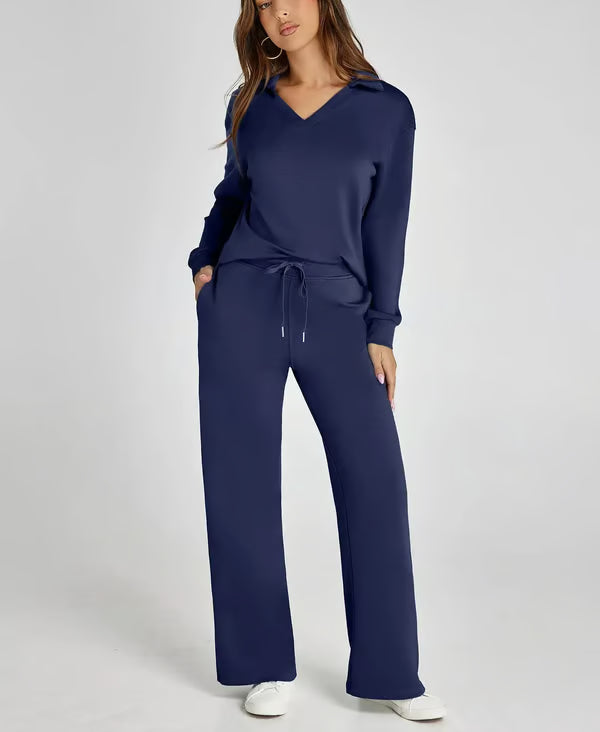 Abby  | Fall Transition 2-Piece Set - Breathable & Wrinkle Resistant