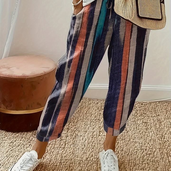 Lina™ - Casual Striped Pants