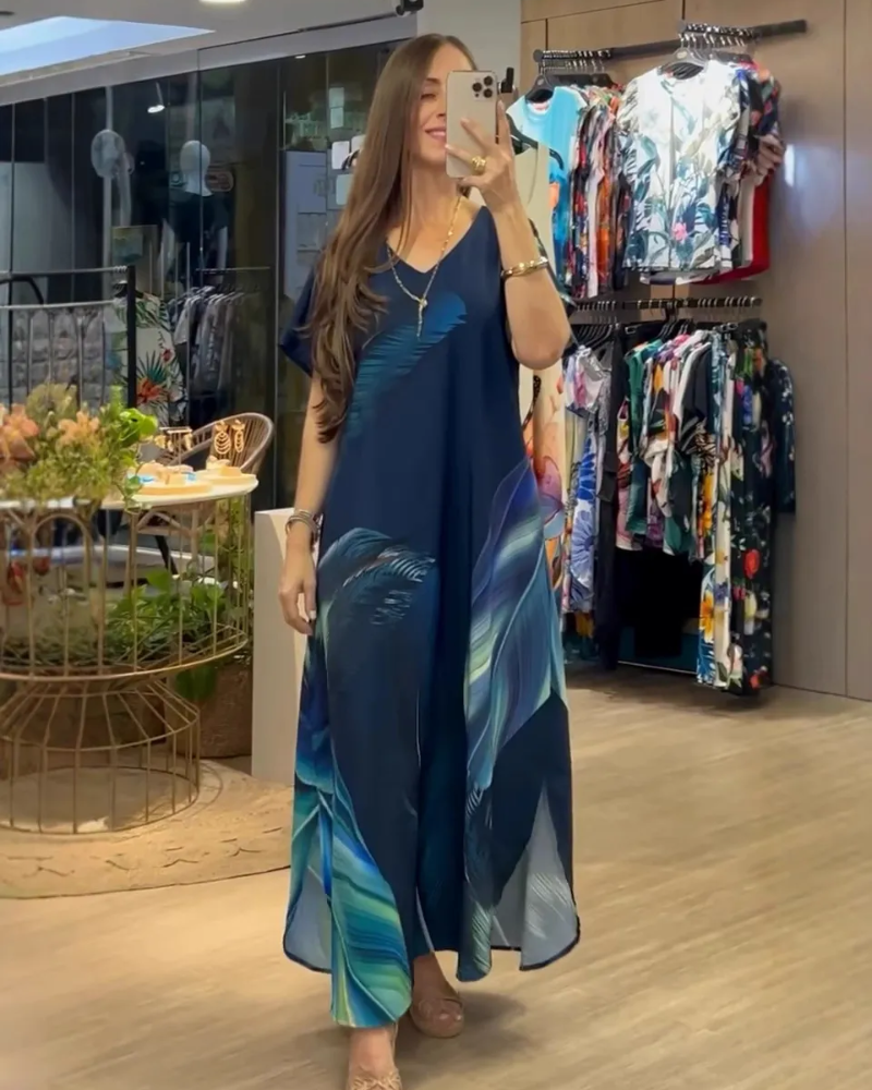 IROMA - CASUAL PRINTED DRESS