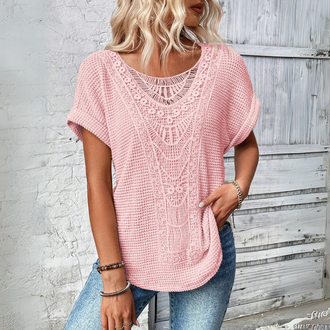 Eliana Crochet Lace Top