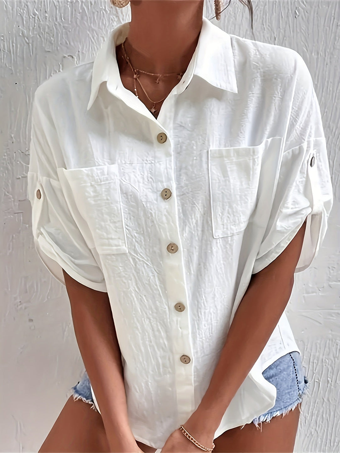Ellie™ – Casual Linen Shirt
