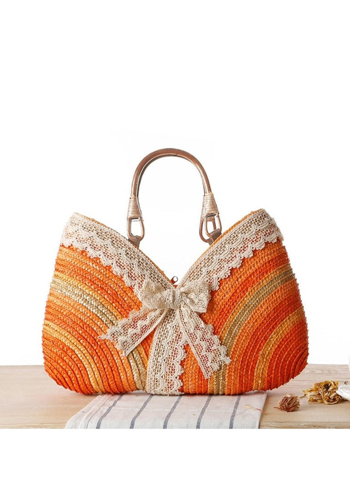 Ellie™ - Woven Tote Bag with Handmade Details