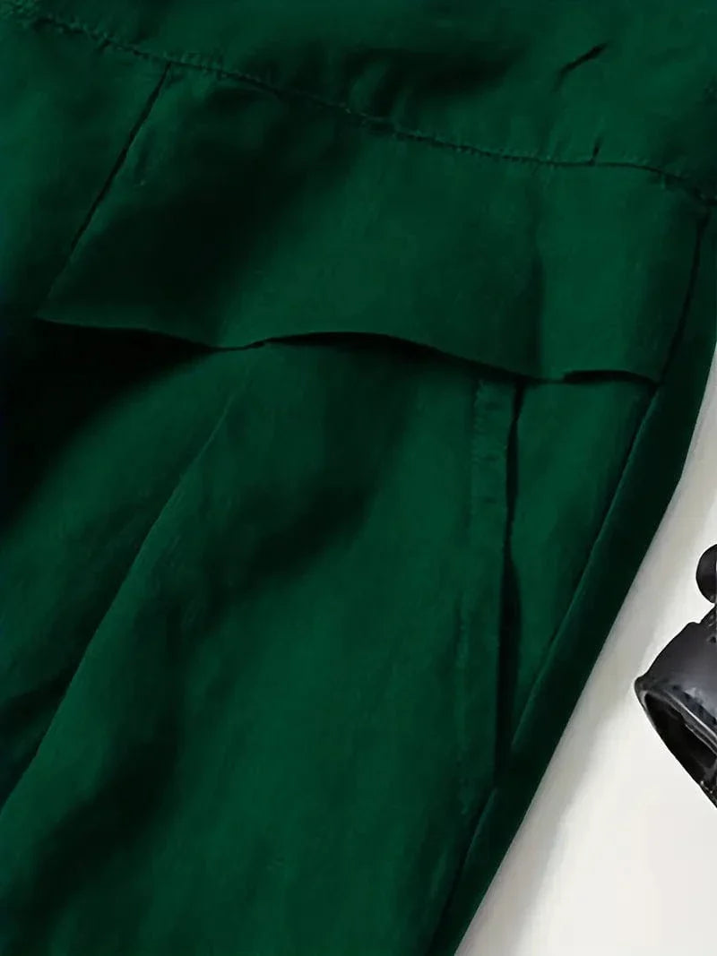 Anina Wide Leg Linen Pants