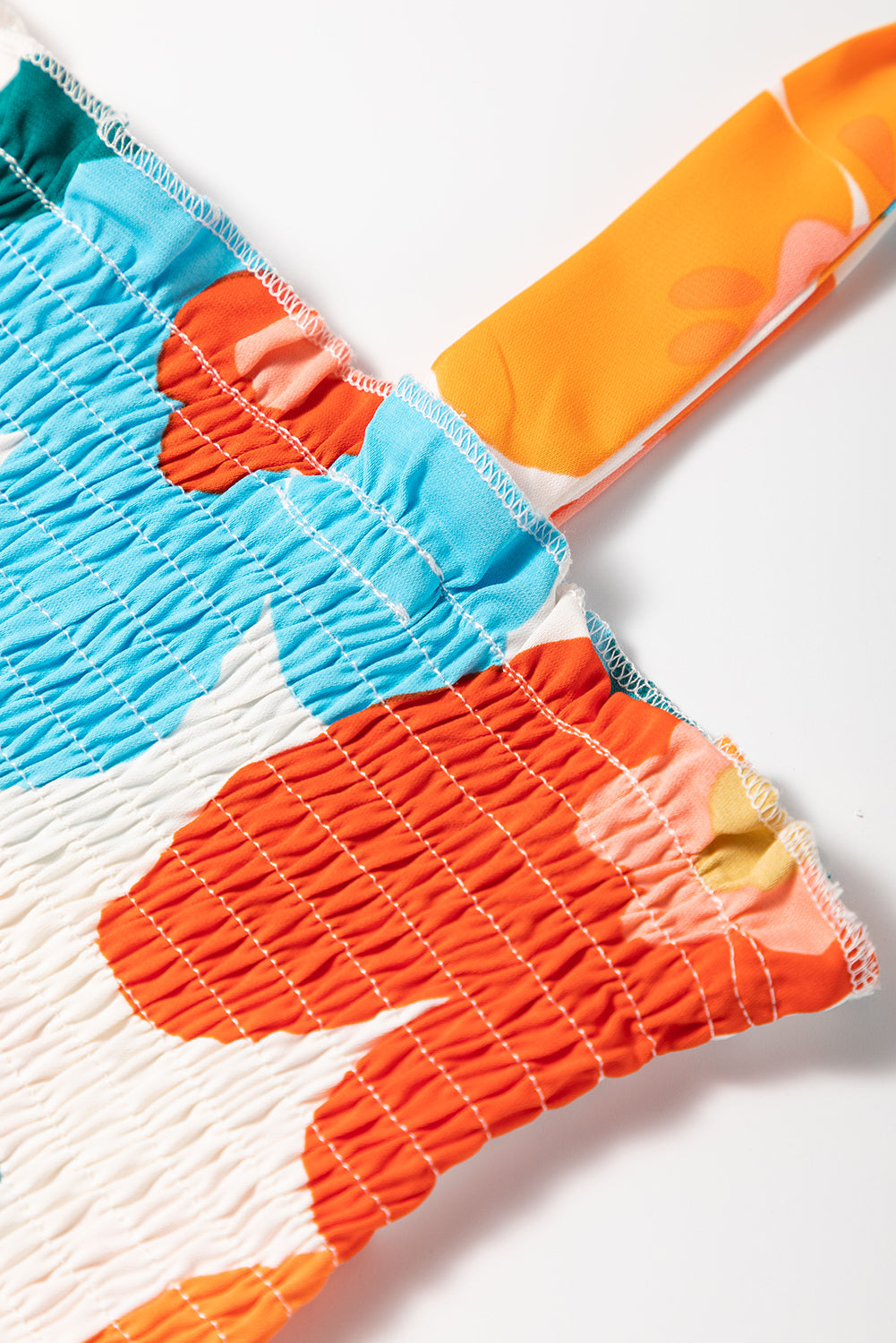 Floral Self Tied Straps Maxi Dresses