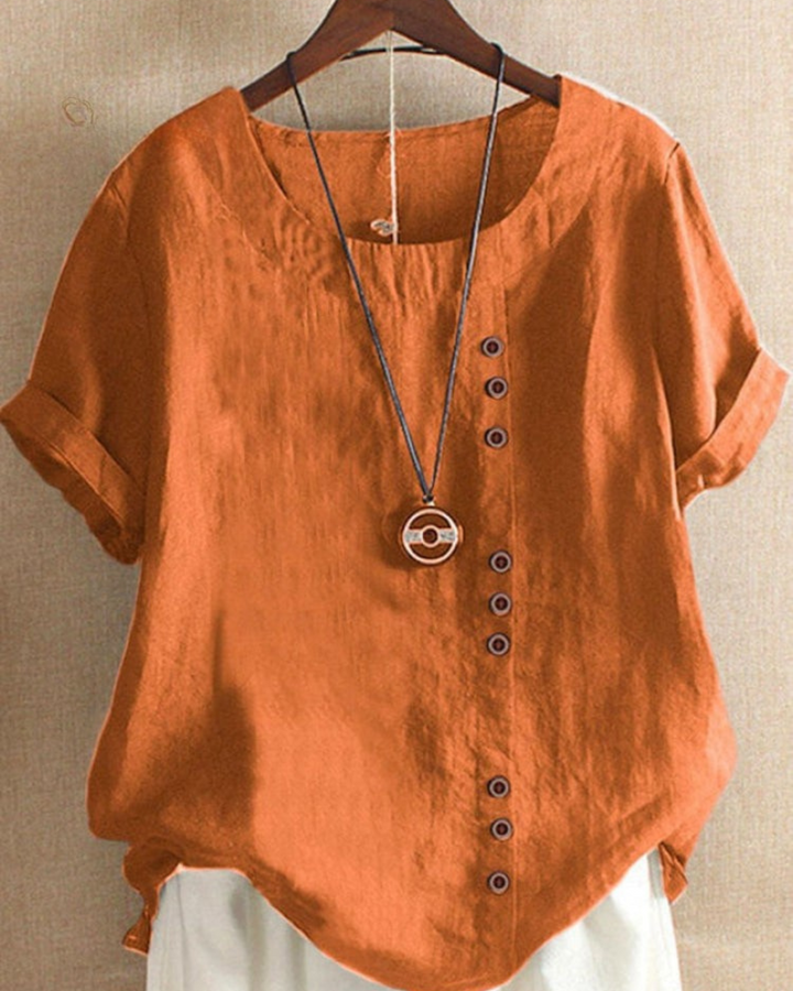 Viola - Loose Simple Solid Color Top