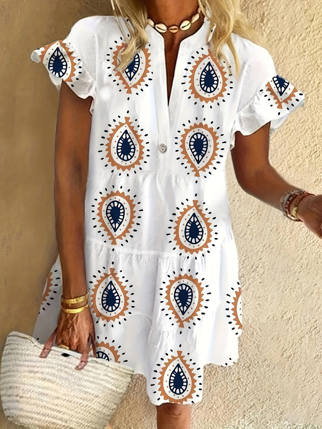 Nixie | Boho Chic Mini Dress