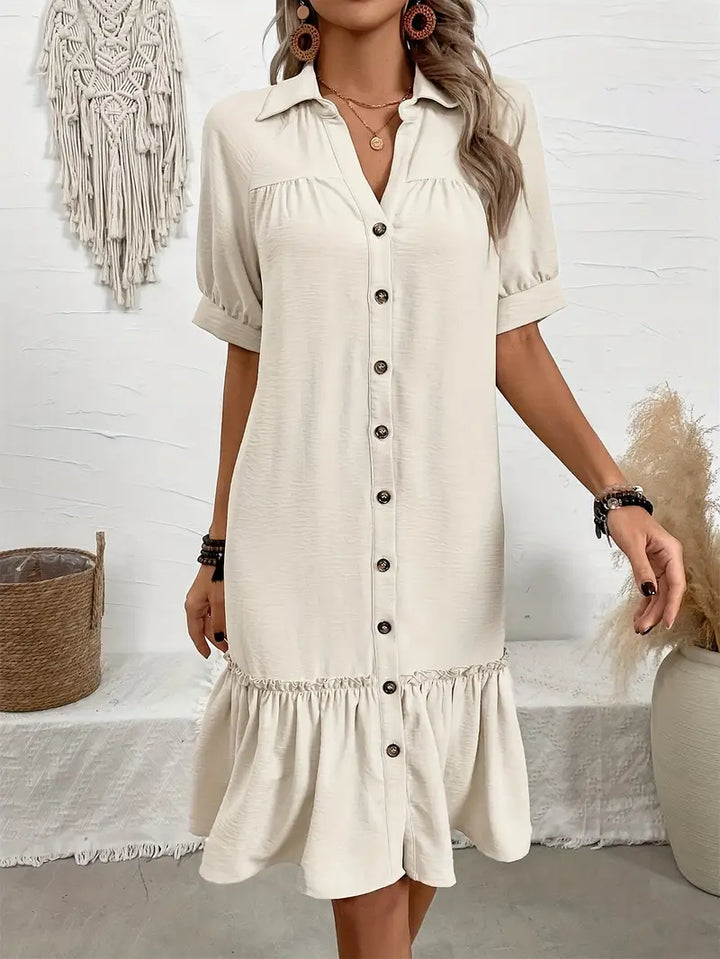 Victoria™ - Elegant Shirt Dress