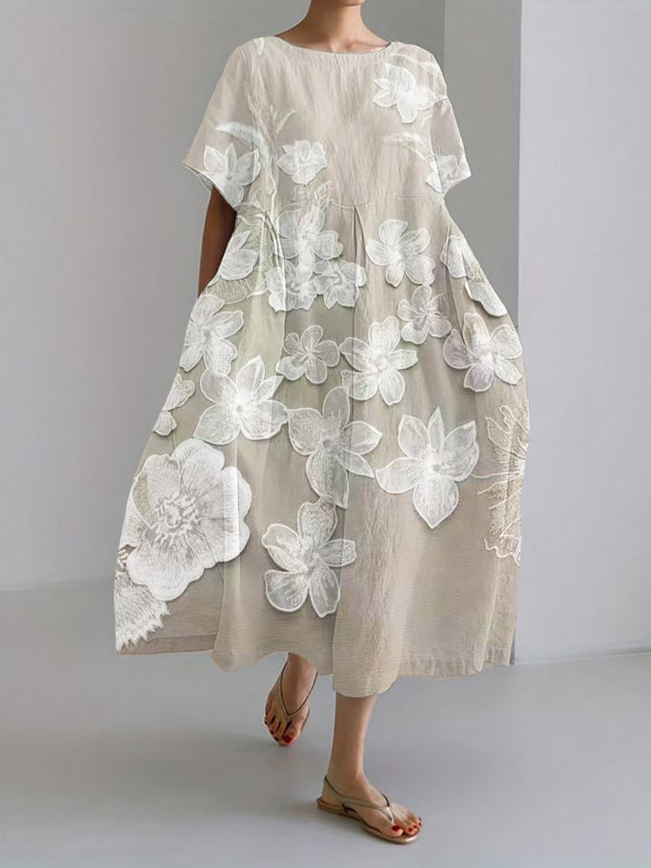 Cirelle™ | Elegant Floral Print Dress