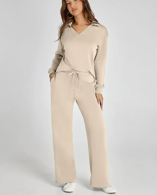 Abby  | Fall Transition 2-Piece Set - Breathable & Wrinkle Resistant