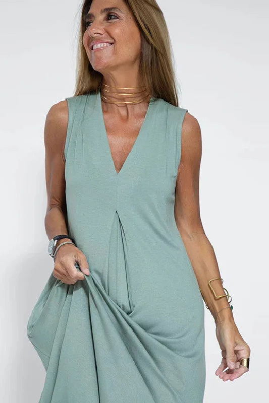 Elegant long dress + matching cardigan GIFT