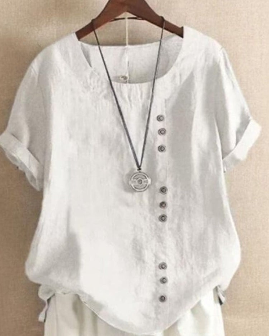 Viola - Loose Simple Solid Color Top