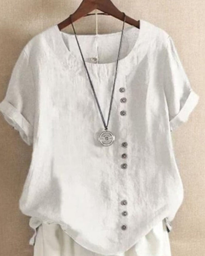 Viola - Loose Simple Solid Color Top