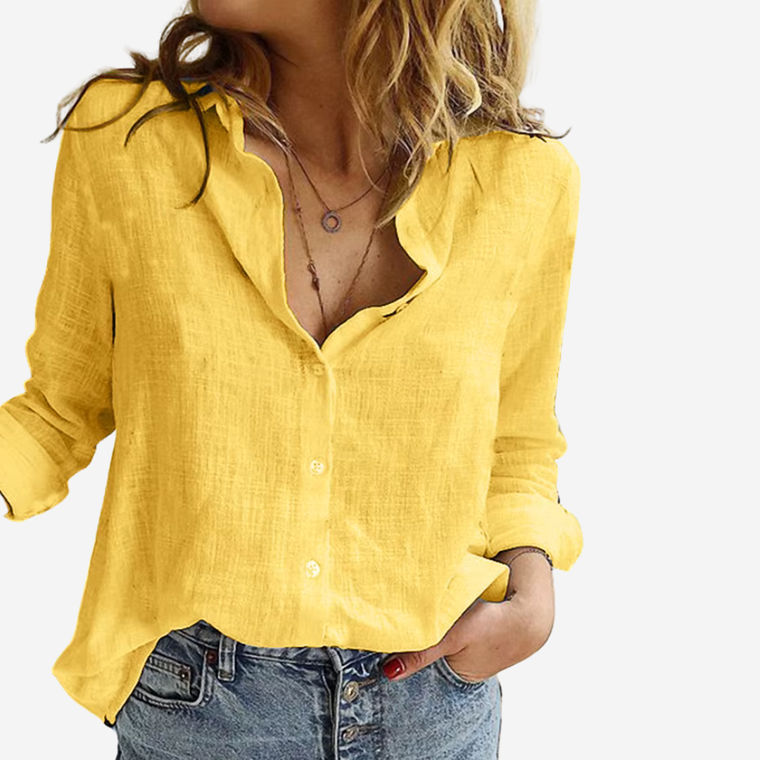 Kaylinn™ - Women's blouse from linen blend