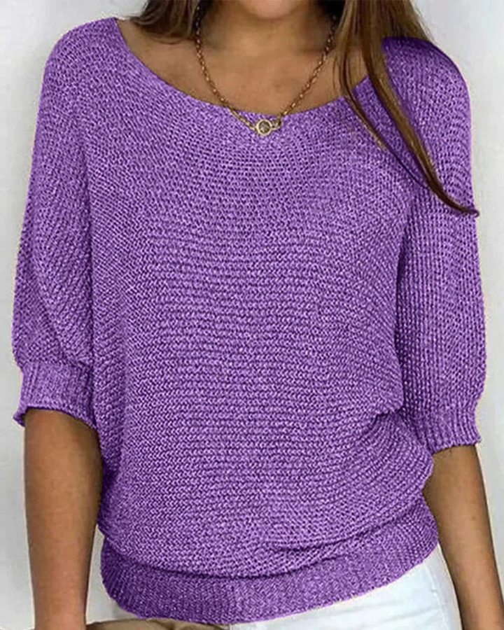Luigia - Elegant braided sweater