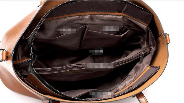 NICOLE™ | Vintage Faux Leather Shoulder Bag