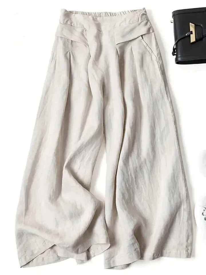 Anina Wide Leg Linen Pants