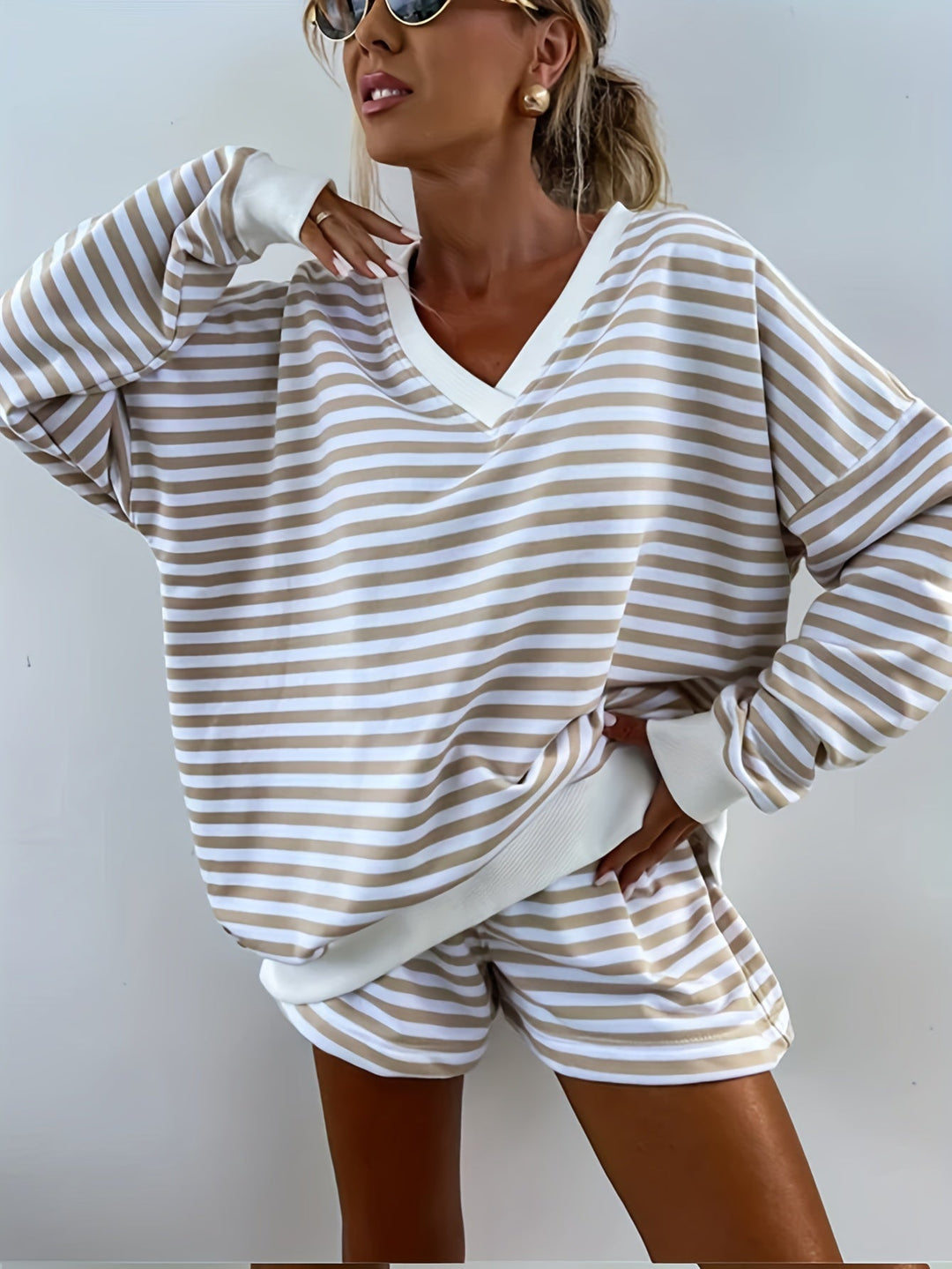 Brooklyn™ – Casual Striped Lounge Set
