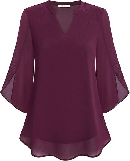 Celeste ™ - Chic Layered Blouse