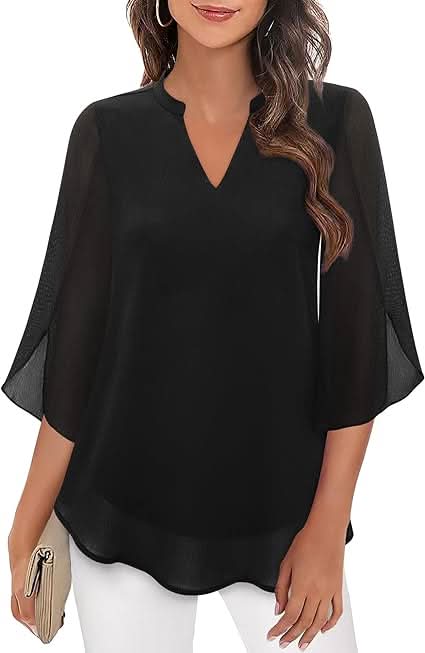Celeste ™ - Chic Layered Blouse