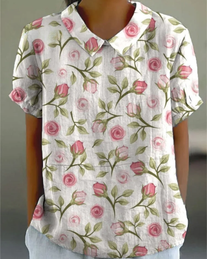 Beatrix | Retro Floral Shirt