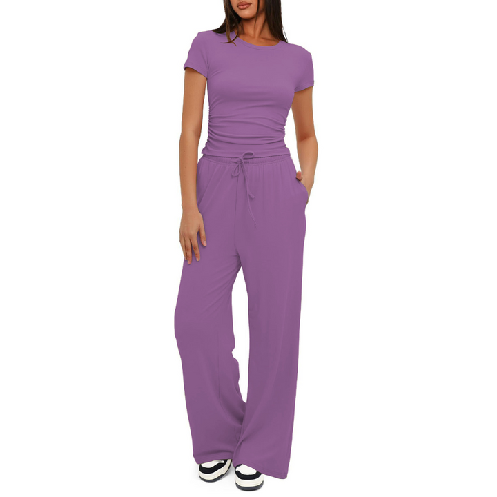 GLORIA™ – Cozy Bell Bottom Loungewear Set