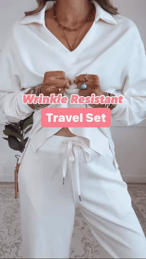 Abby  | Fall Transition 2-Piece Set - Breathable & Wrinkle Resistant