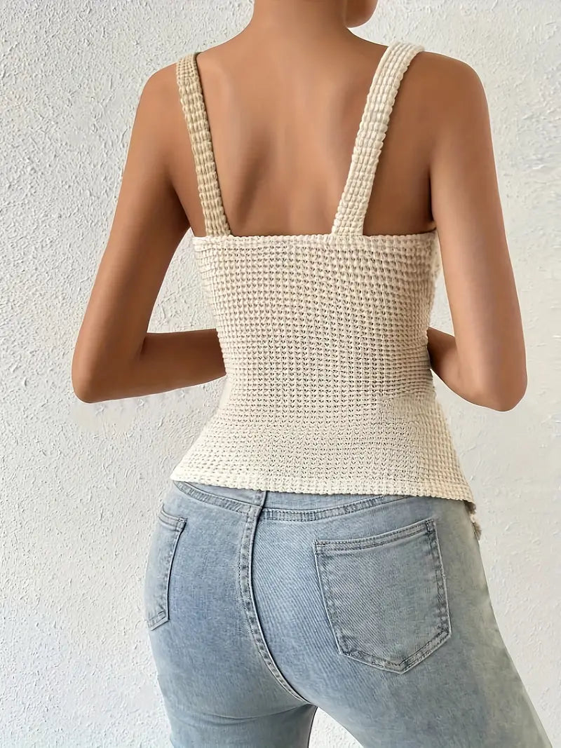 Lily™ - Stylish Braided Vest Top